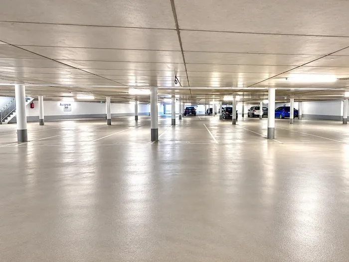 Tiefgarage im Ostseebad Baabe auf der Insel Rügen